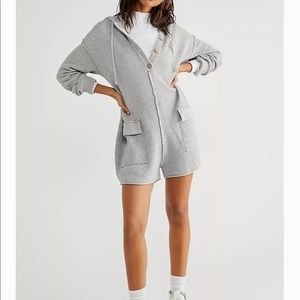 NWT free people rayleigh sweater romper - brand new, size medium